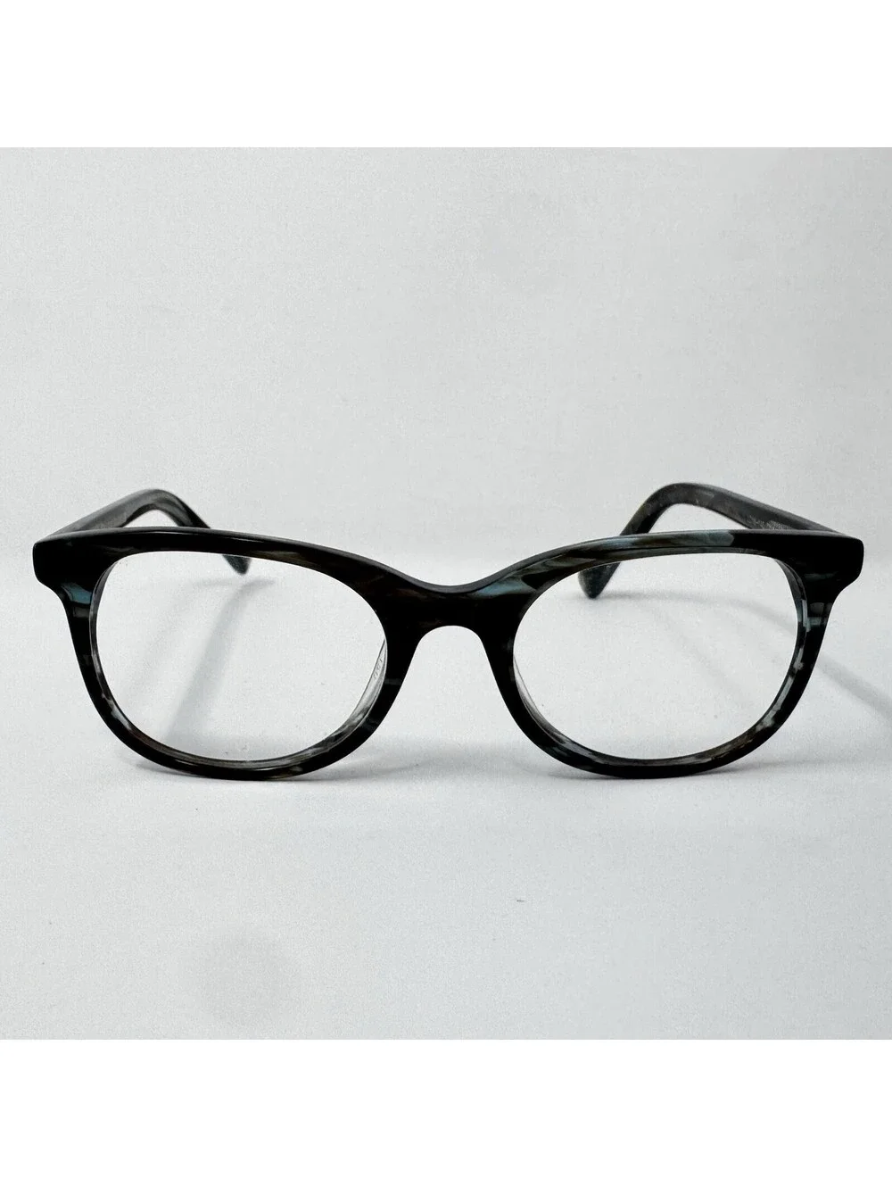 Warby Parker Clyde 140 Blue Green Eyeglass Frames 48-18-140